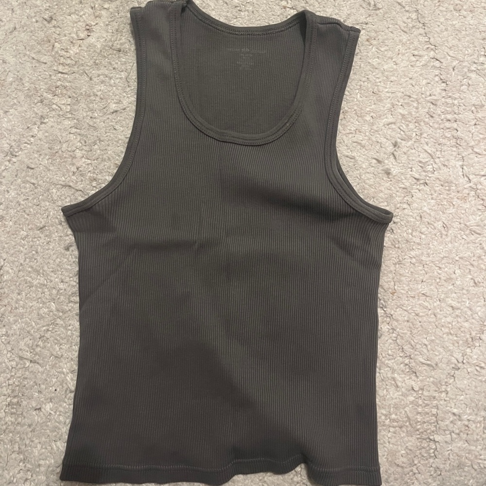 Brandy Melville grey tanktop with thick straps